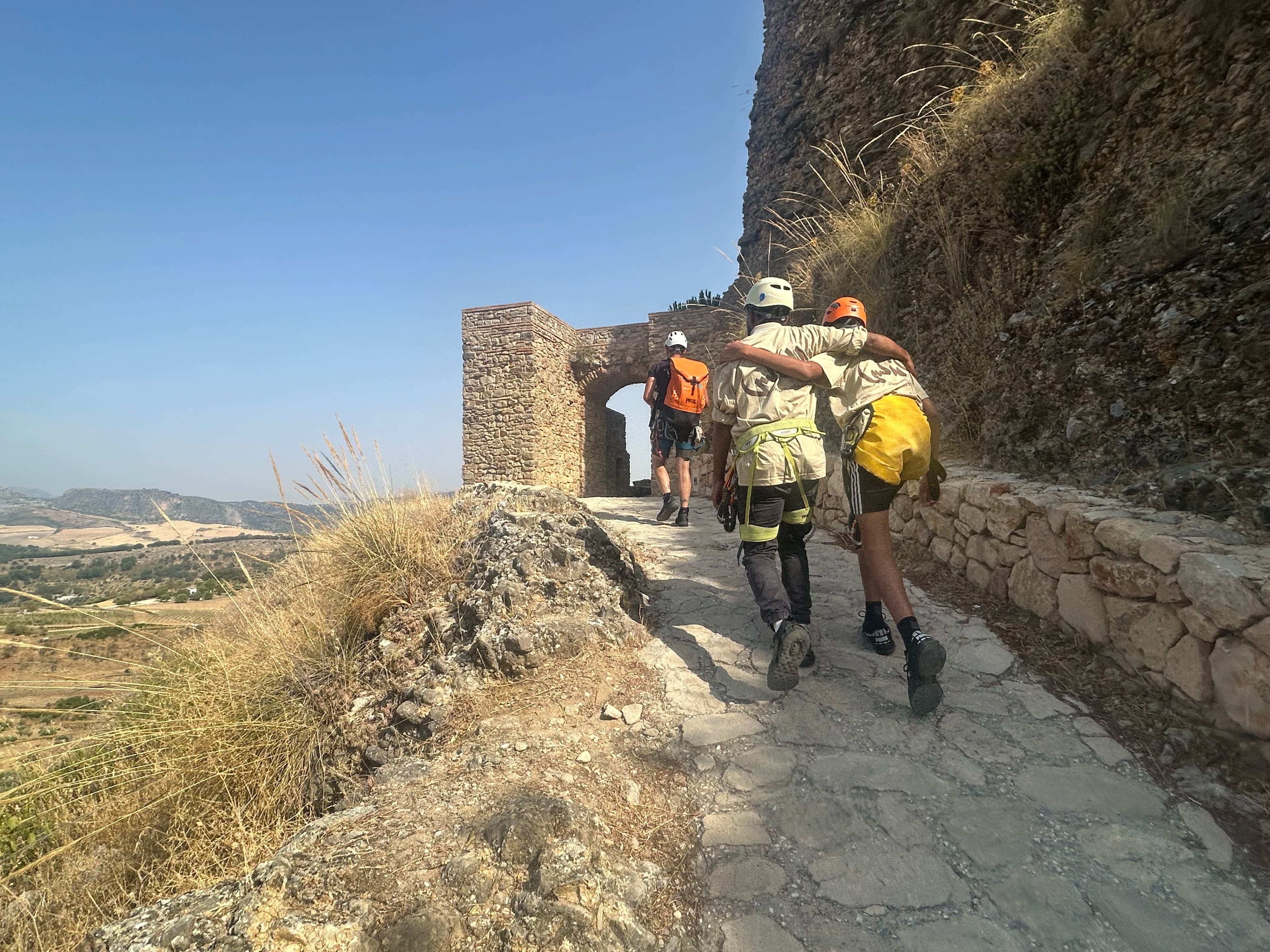 Via Ferrata Ronda - Spectacular views of the New Bridge in via ferrata ronda