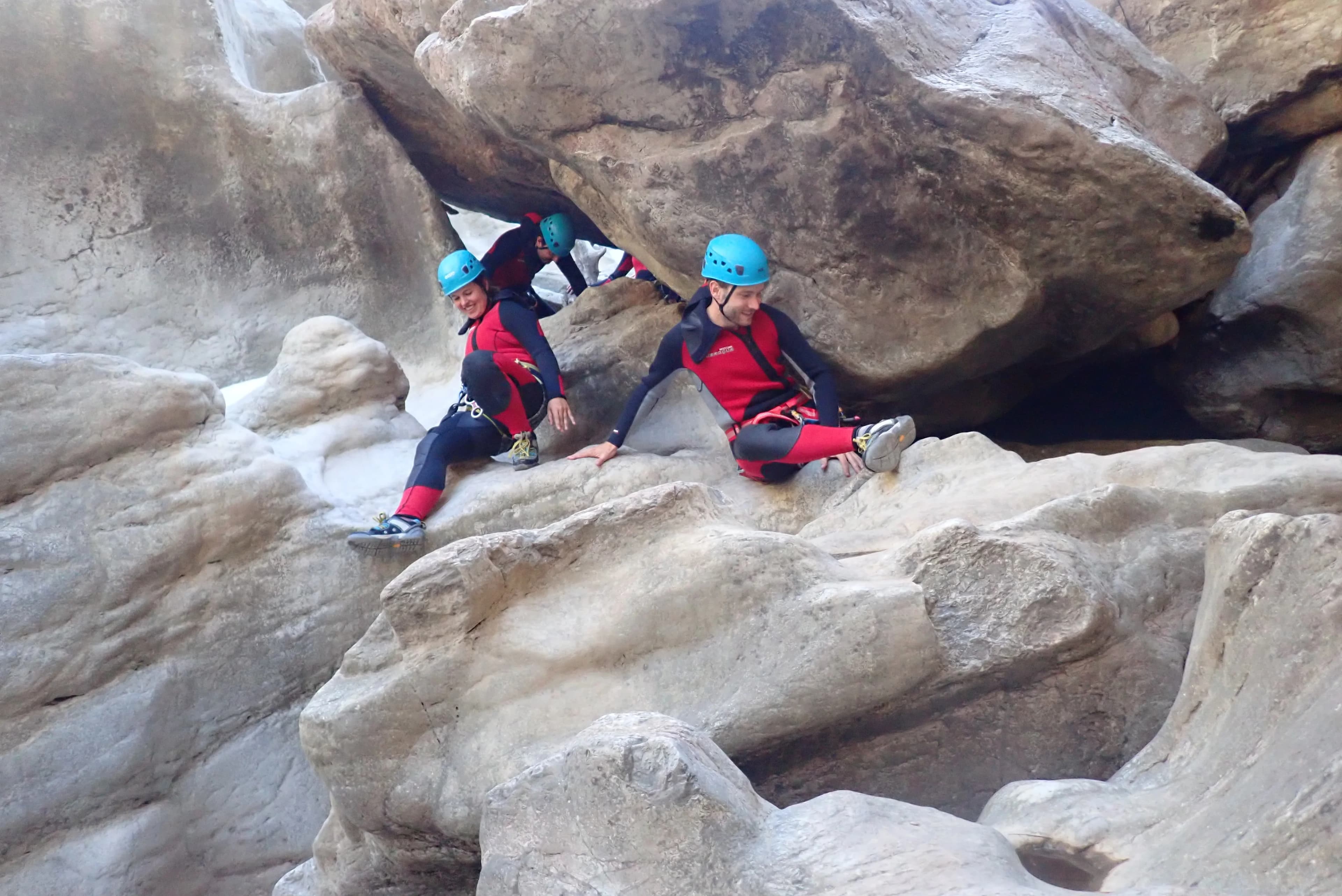 Buitreras canyon - Narrow passage in buitreras canyon