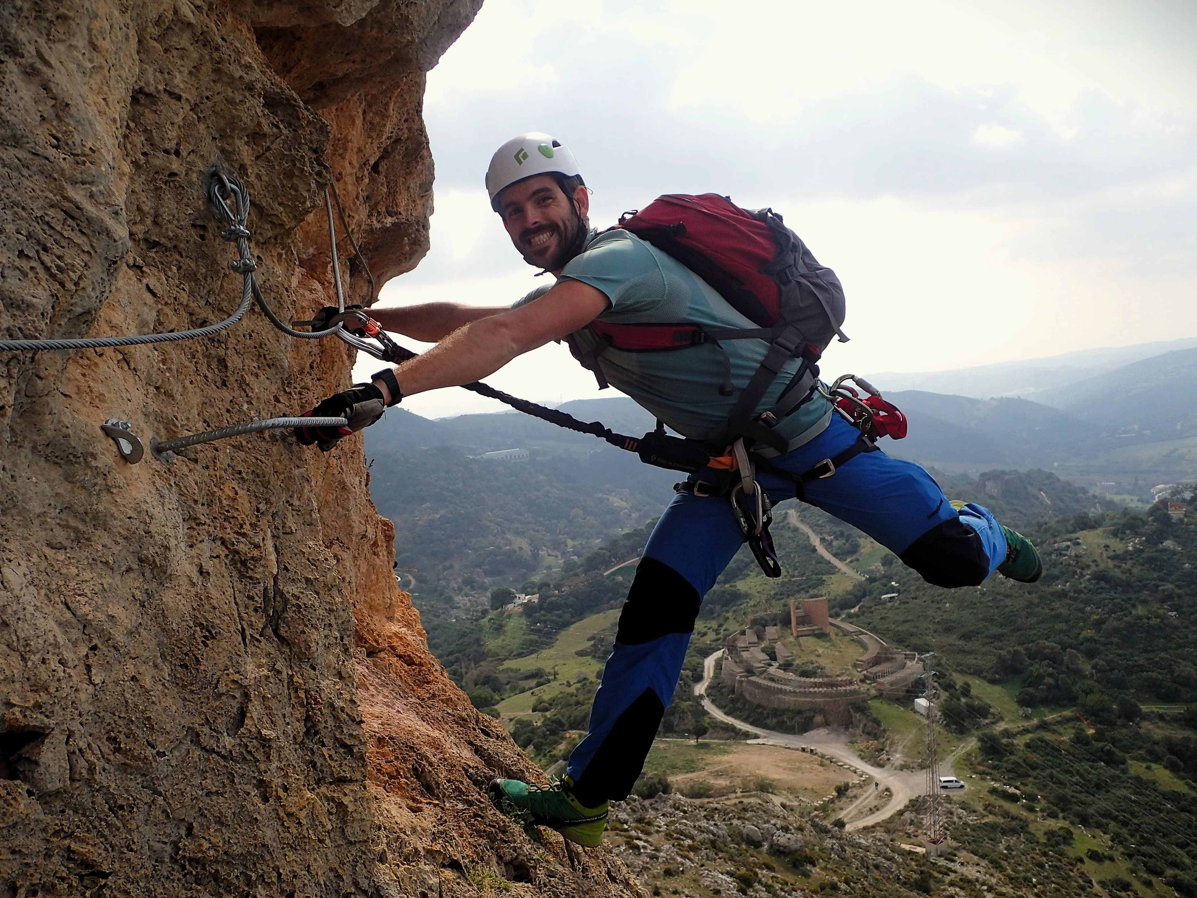 Via Ferrata Casares - Adventurers in via ferrata casares
